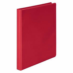 Wilson Jones Round Ring Binder, 368, Basic, 1/2 Inch, Red (W368-13NR)