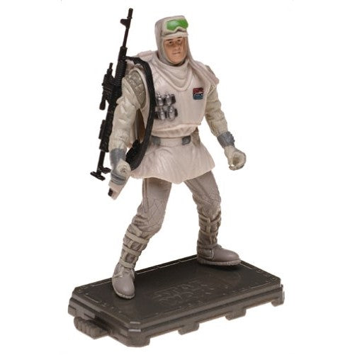 Star Wars Saga 2004 Empire Strikes Back Action Figure #01 Hoth Trooper Hoth Evacuation BiLingual Card