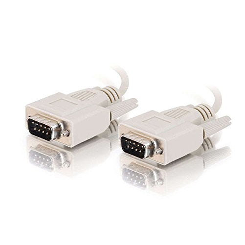 C2G 02697 DB9 M/M Serial RS232 Cable, Beige (6 Feet, 1.82 Meters)