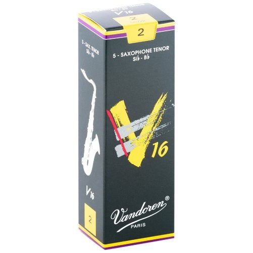 Vandoren SR722 Tenor Sax V16 Reeds Strength 2; Box of 5