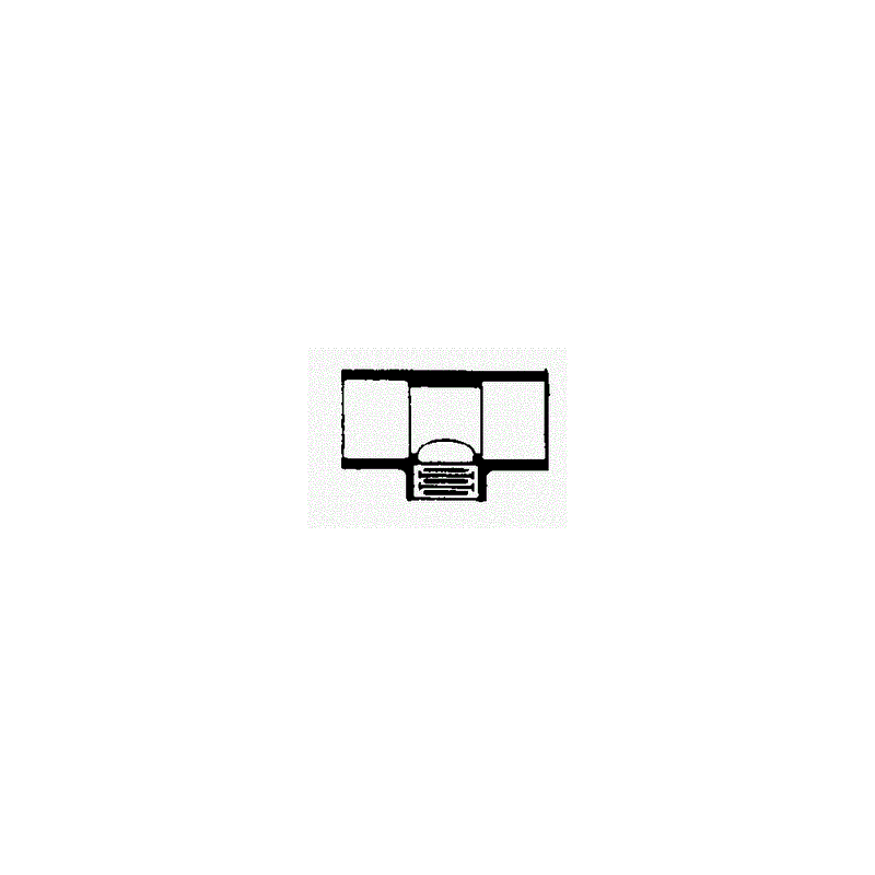 Charlotte Pipe Reducing Tee Sch 40 Pvc 1-1/2 " X 1-1/2 " X 1 " White
