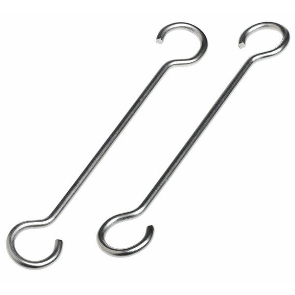 J.K. Adams 8-Inch Extension Hooks for Pot Racks, Set of 2