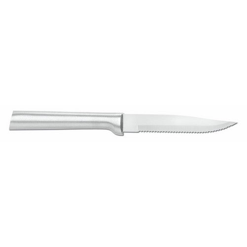 Rada Cutlery Serrated Steak Knife – Stainless Steel Blade With Aluminum Handle Made in USA, 7-3/4 Inches