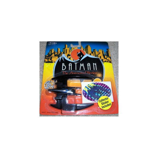 Batman Animated Series The Batplane collector sticker included