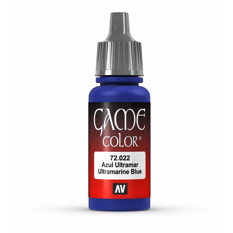 Vallejo Game Color Ultramarine Blue Paint, 17ml