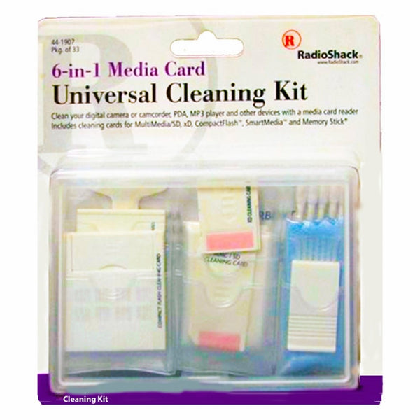 6-IN-1 MEDIA CARD, UNIVERSAL CLEANING KIT