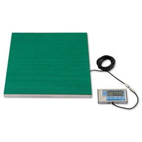 Salter-Brecknell PS500-22S Compact Light Weight Floor Scale with LCD Display, 22" Length x 22" Width x 2" Height, 500lbs Capacity