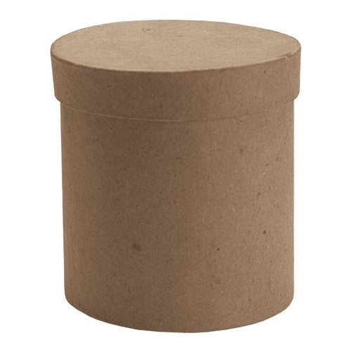 DCC Paper Mache Tall Round Box, 3 by 3 by 3-Inch