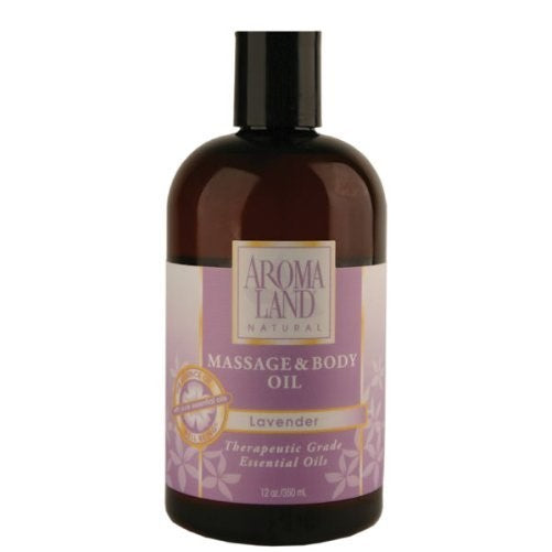 Aromaland Massage & Body Oil (12 oz) Lavender