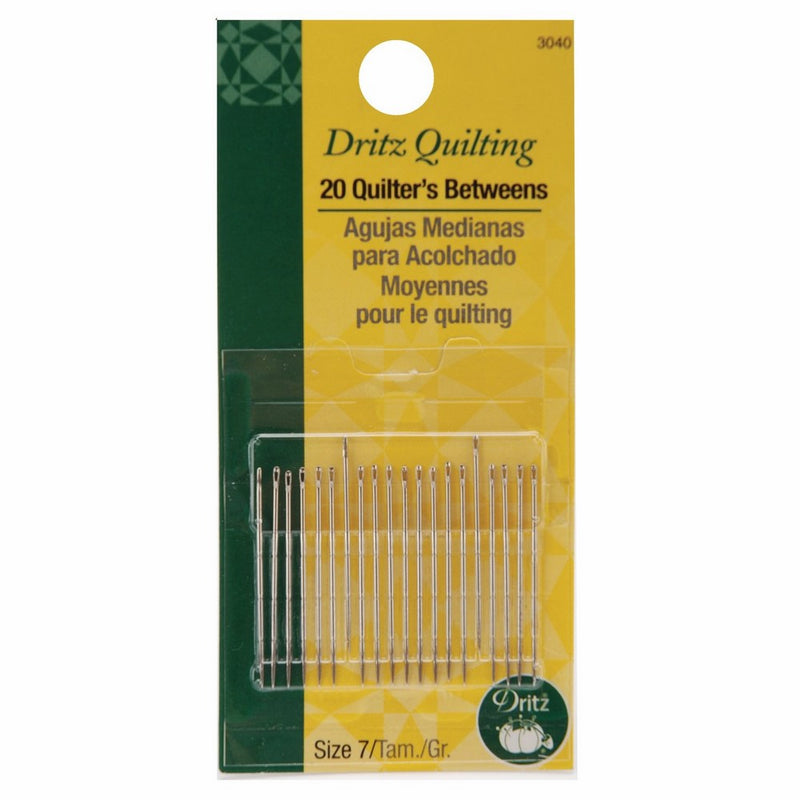 Dritz Quilter's Betweens, Size 7, 20 Count