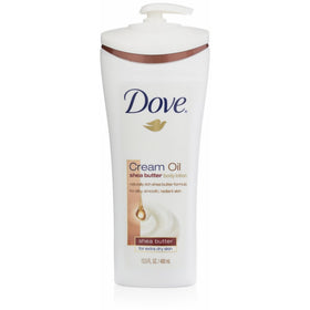 Dove Cream Oil Body Lotion, Shea Butter/Extra Dry Skin, 13.5 Ounce (Pack of 3)
