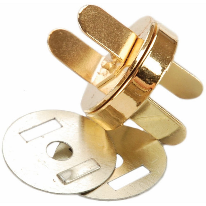 Sunbelt Fasteners MS18MM-G Magnetic Purse Snap, 18 mm, Gold