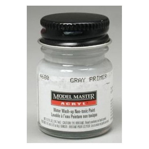 TESTORS 4680 Model Master Gray Primer GP00843 1/2 oz