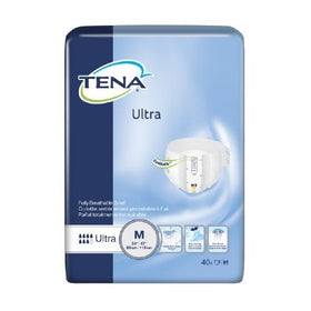 TENA Ultra Brief, Medium, Tab Closure, Adult Disposable, Heavy Absorbency, 67200 - Case of 80