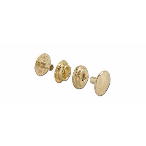 Tandy Leather Line 24 Snaps Brass Plated 10/pk 1263-01