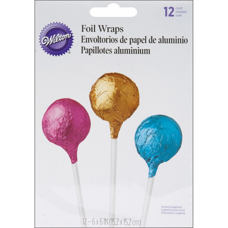 Wilton POPS Assorted Jewel Wraps, 12-Count