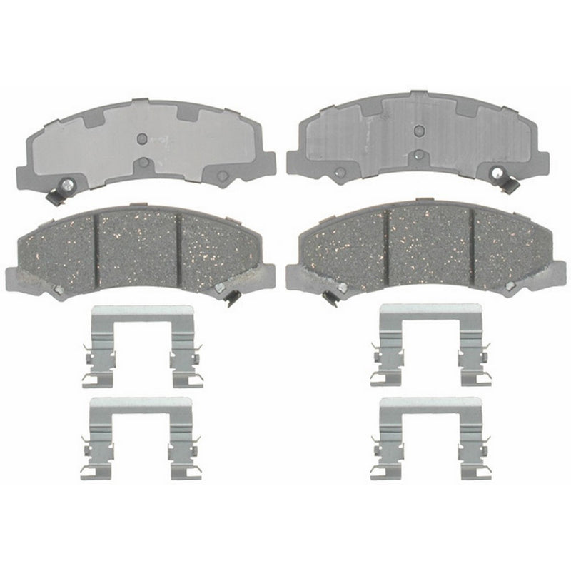 ACDelco 14D1159CH Advantage Ceramic Front Disc Brake Pad Set with Hardware