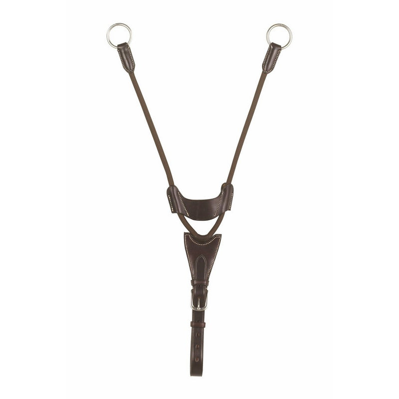 Ovation Stretchcord Running Martingale Attachement - Dark Brown - Full