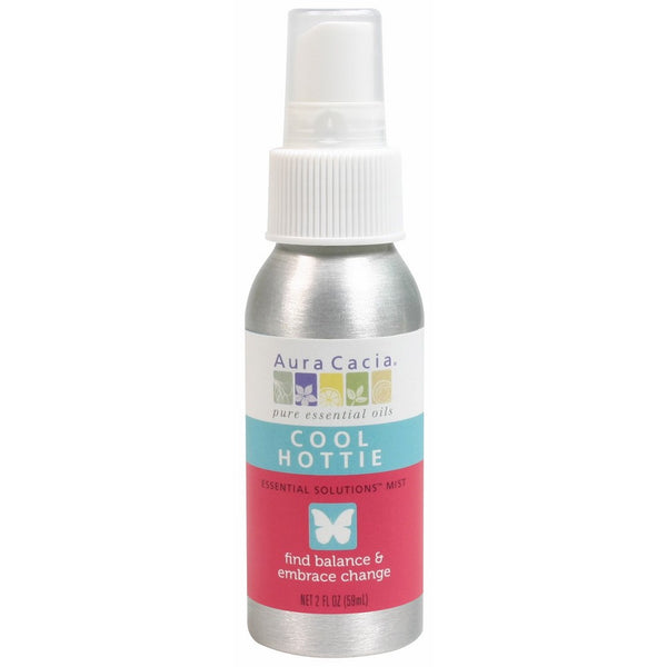 Aura Cacia Essential Solutions Mist, Cool Hottie, 2 Fluid Ounce