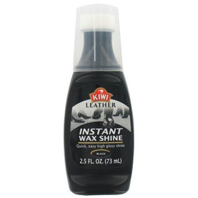 Kiwi 11531 2.5 Oz Black Leather Instant Wax Shine