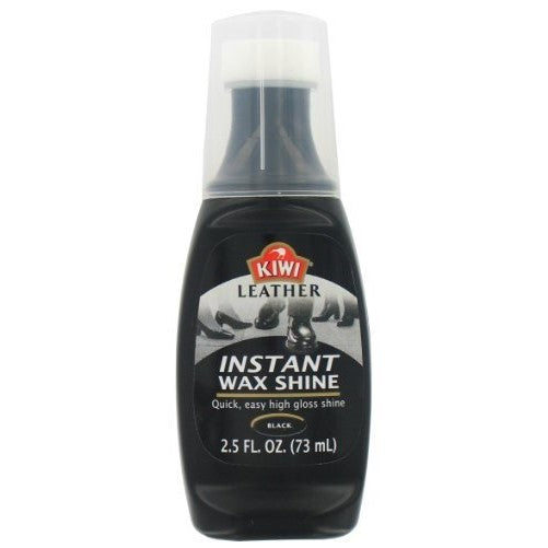 Kiwi 11531 2.5 Oz Black Leather Instant Wax Shine