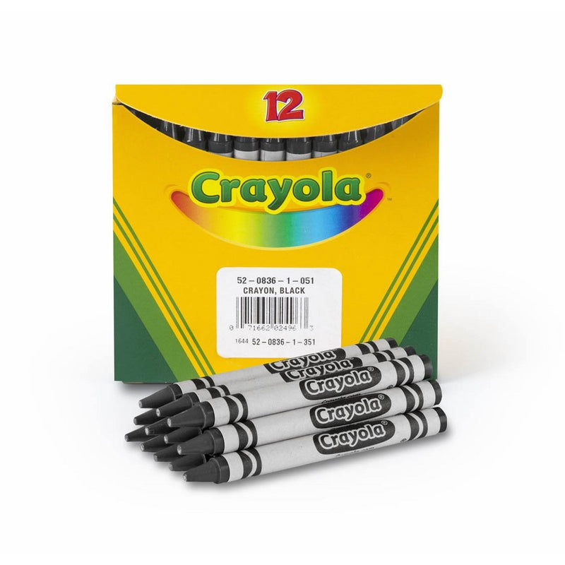 Crayola Bulk Crayons (12 Count), Black