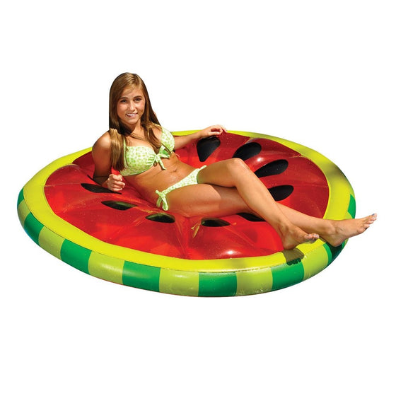 Swimline Watermelon Slice Island Inflatable Raft