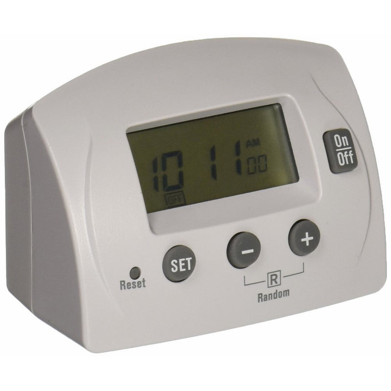 POWER ZONE TNID7111 One Outlet 7 Day 4 Program Indoor Digital Timer