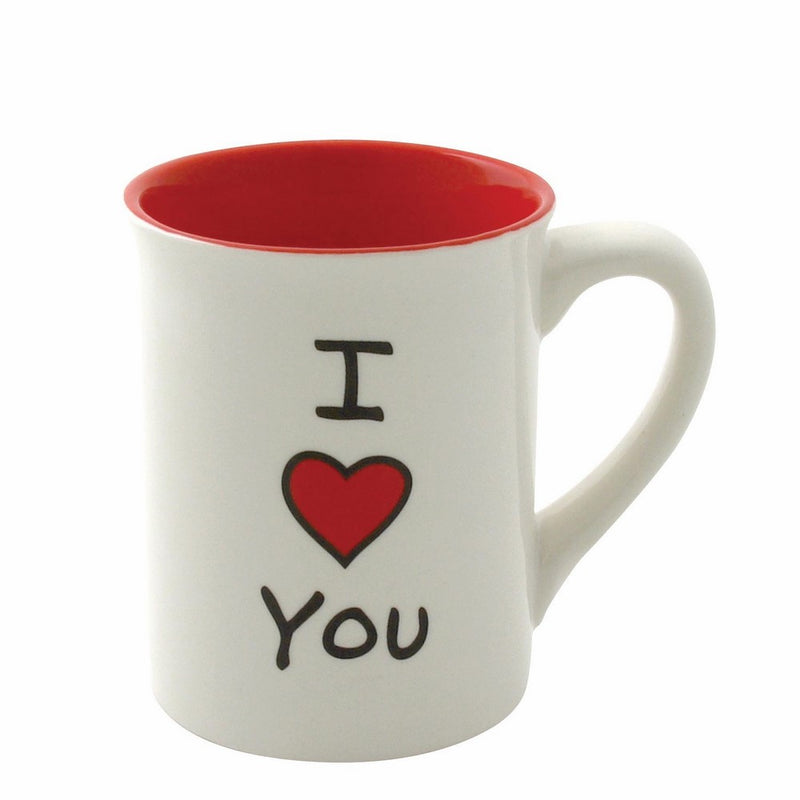 Our Name is Mud “I Heart You” Stoneware Mug, 16 oz.