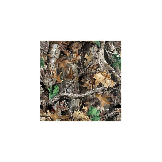 Whimsical Practicality Mossy Oak Woodland Camo Printed Area Measure(1/4 Sheet), 9" W