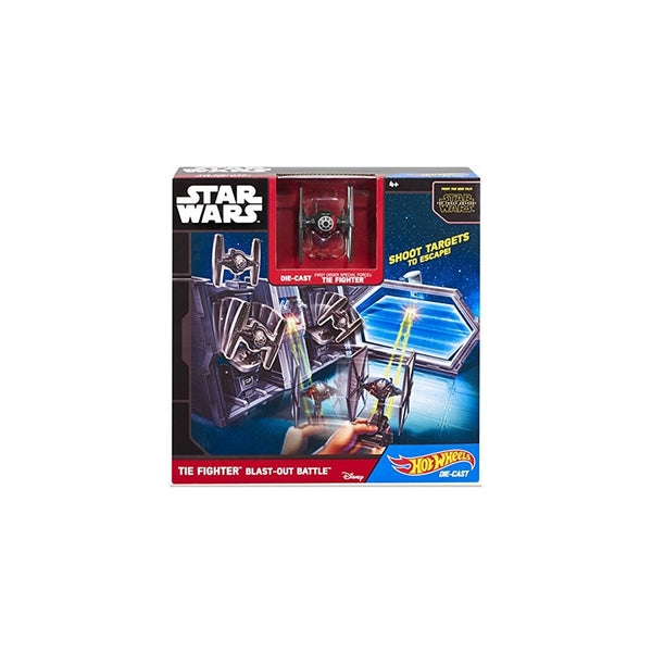 Hot Wheels Star Wars TIE Fighter Blast-Out Battle Play Set