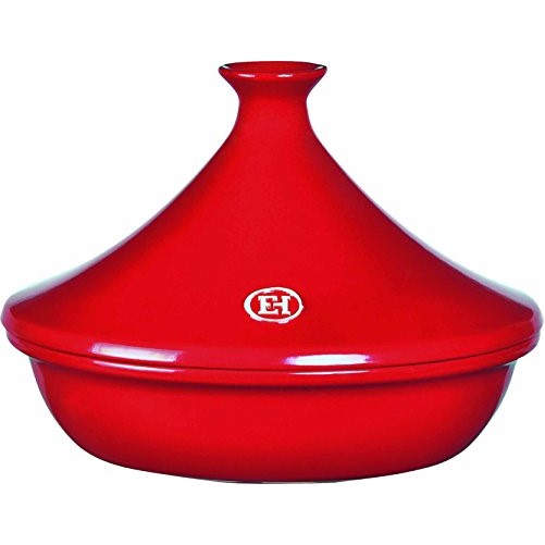 Emile Henry Made In France Flame Tagine, 2.1 quart, Burgundy