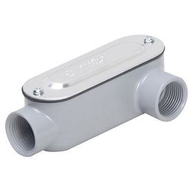 Taymac RLL050 Threaded LL Type Conduit Body, Die Cast Aluminum, Stamped Steel Cover, 1/2-Inch