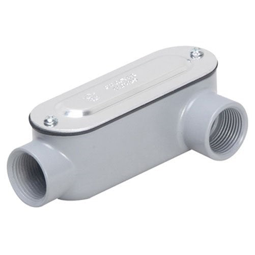 Taymac RLL050 Threaded LL Type Conduit Body, Die Cast Aluminum, Stamped Steel Cover, 1/2-Inch