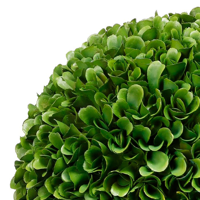 Faux Boxwood Plastic Topiary Ball forDecoration, Green