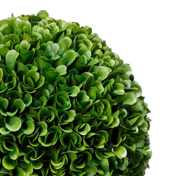 Faux Boxwood Plastic Topiary Ball forDecoration, Green