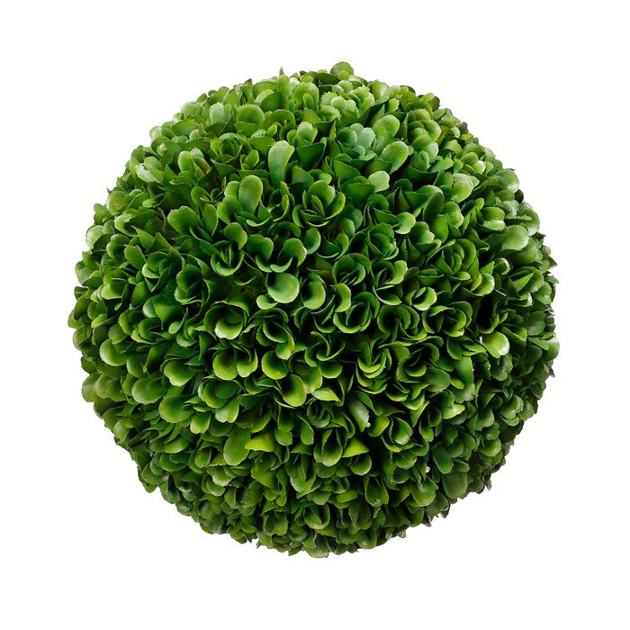 Faux Boxwood Plastic Topiary Ball forDecoration, Green