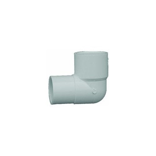 GENOVA PRODUCTS 32915 1-1/2" 90 Degree Street Elbow with Spigot x Slip - White