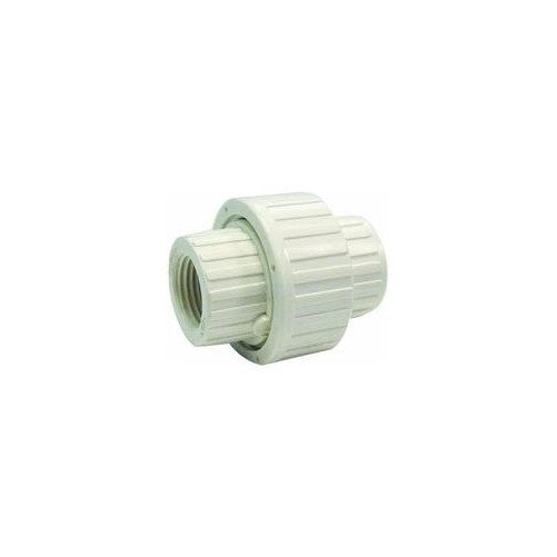 B and K 164-135 PVC Schedule 80 Threaded Union, 1"