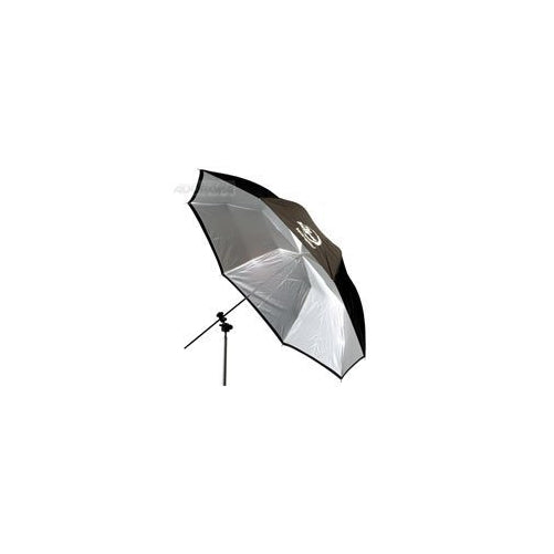 Photogenic 32" Eclipse Umbrella with Silver Interior & Black Cover. (EC32S)