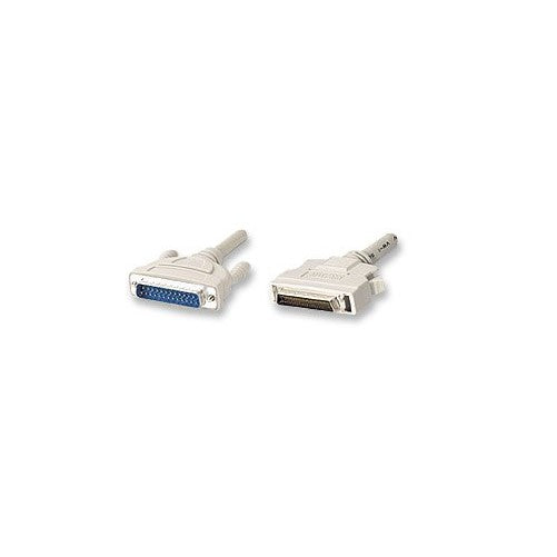 SF Cable, 10 ft IEEE 1284 AC Micro-Centronics 36 Male to DB25 Male Cable for HP DeskJet & Laserjet Printers