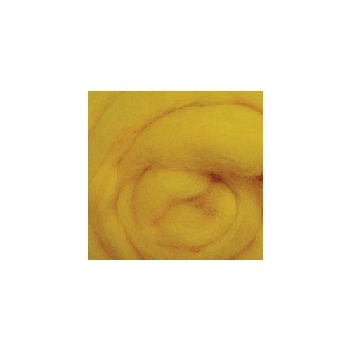 Wistyria Editions Ultra Fine 12" Wool Roving .22 Oz: Yellow
