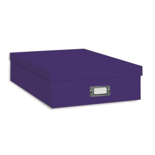 Pioneer Jumbo Scrapbook Storage Box, Purple