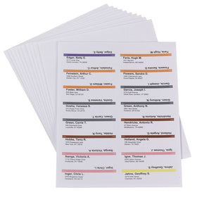 Smead Viewables Color Labeling System Refill Pack, 3 7/16" x 1 1/4", White, 160 per Pack (64915)