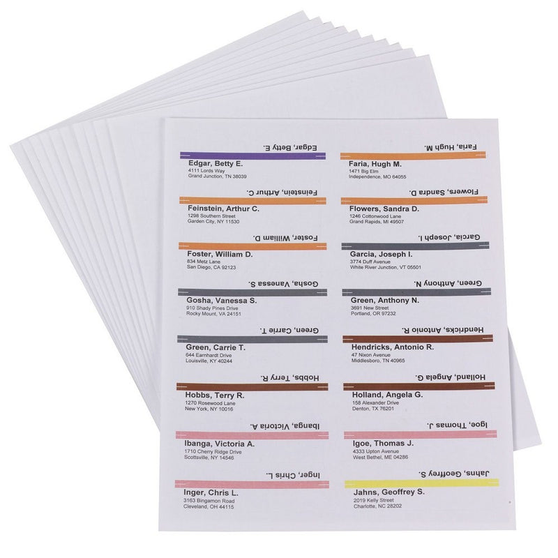 Smead Viewables Color Labeling System Refill Pack, 3 7/16" x 1 1/4", White, 160 per Pack (64915)
