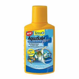 Tetra AquaSafe Plus Water Conditioner/Dechlorinator, 16.9-Ounce