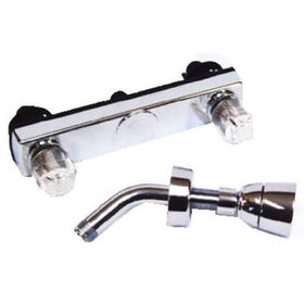 UNITED STATES HDW P008PN Shower Faucet 2 Valve, 8"