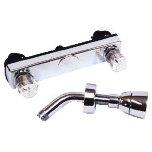 UNITED STATES HDW P008PN Shower Faucet 2 Valve, 8"