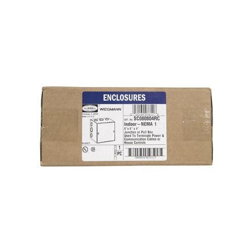 Hubbell SC080804RC Indoor Pull Box Enclosure