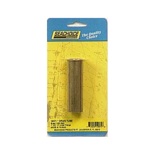 DRAIN TUBE BRASS 1" by SEACHOICE MfrPartNo 19071